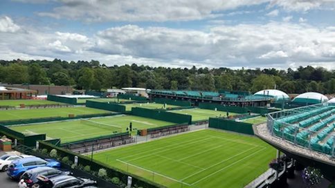 The courts at Wimbledon 